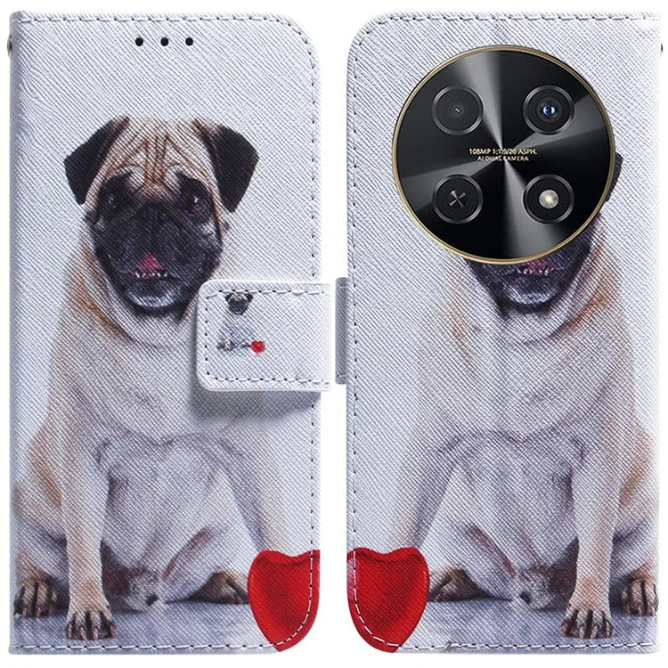 For Huawei nova 12i 4G Wallet Case Pattern Print Leather Phone Cover