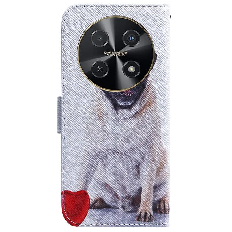 For Huawei nova 12i 4G Wallet Case Pattern Print Leather Phone Cover
