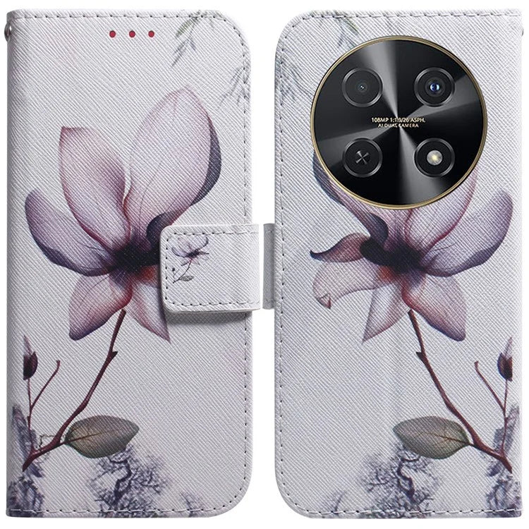 For Huawei nova 12i 4G Wallet Case Pattern Print Leather Phone Cover