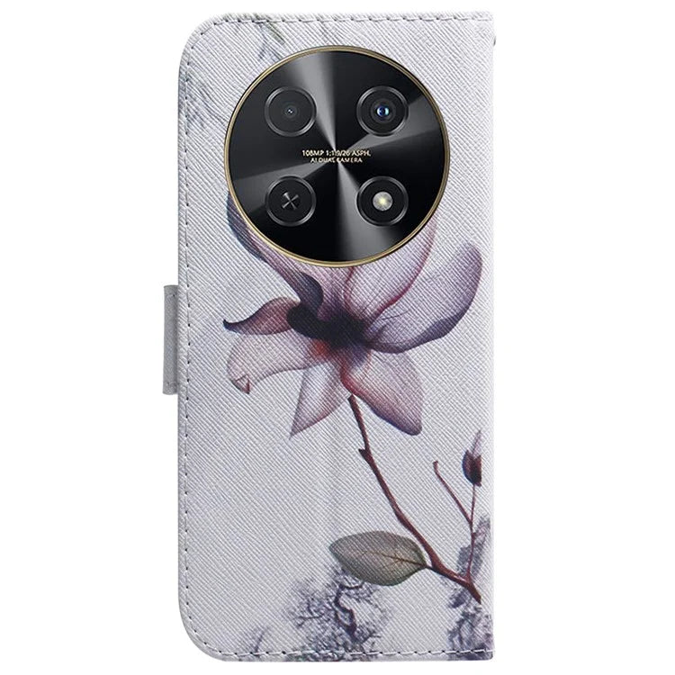 For Huawei nova 12i 4G Wallet Case Pattern Print Leather Phone Cover