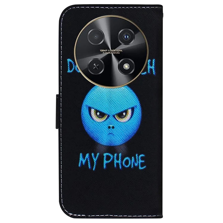 For Huawei nova 12i 4G Wallet Case Pattern Print Leather Phone Cover