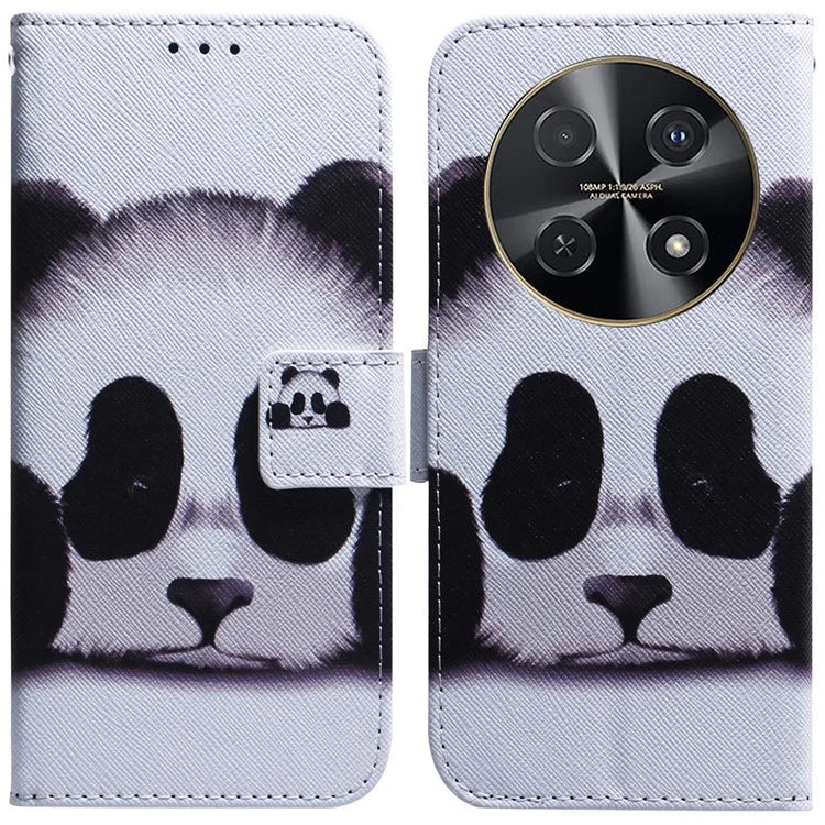 For Huawei nova 12i 4G Wallet Case Pattern Print Leather Phone Cover