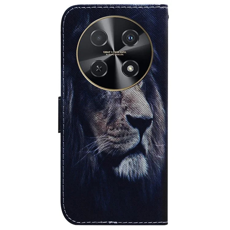 For Huawei nova 12i 4G Wallet Case Pattern Print Leather Phone Cover