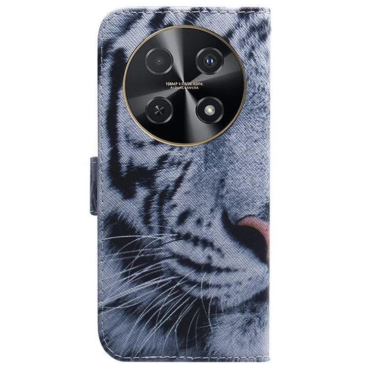 For Huawei nova 12i 4G Wallet Case Pattern Print Leather Phone Cover