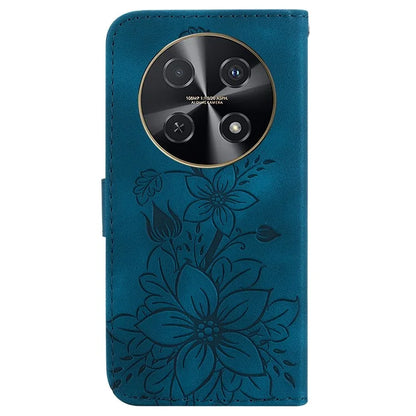 For Huawei nova 12i 4G Wallet Case PU Leather Phone Cover Flower Imprinted
