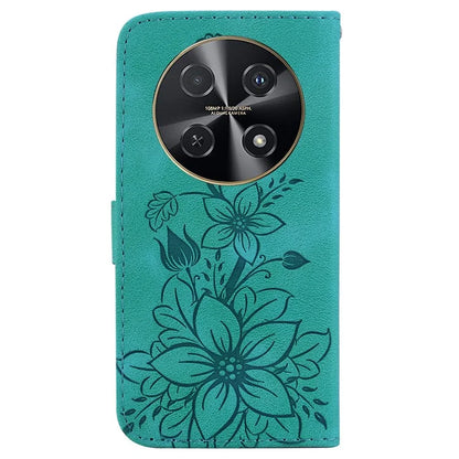 For Huawei nova 12i 4G Wallet Case PU Leather Phone Cover Flower Imprinted