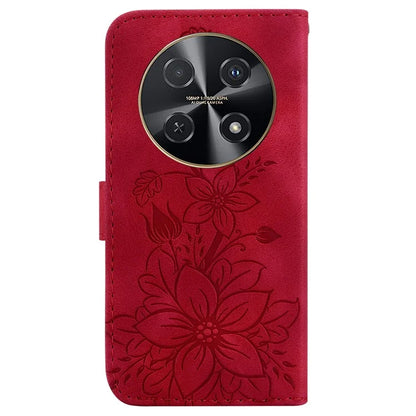 For Huawei nova 12i 4G Wallet Case PU Leather Phone Cover Flower Imprinted