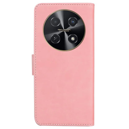 For Huawei nova 12i 4G Leather Case Solid Color Wallet Phone Cover