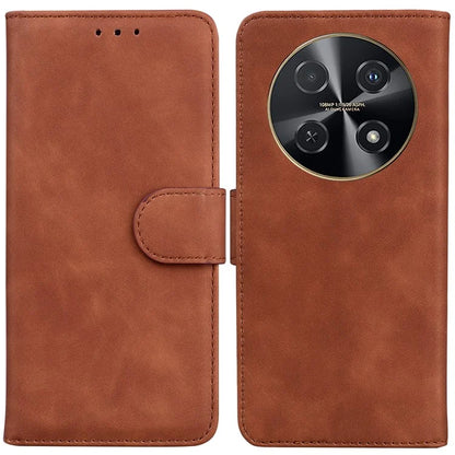 For Huawei nova 12i 4G Leather Case Solid Color Wallet Phone Cover