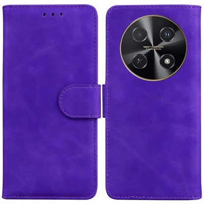 For Huawei nova 12i 4G Leather Case Solid Color Wallet Phone Cover