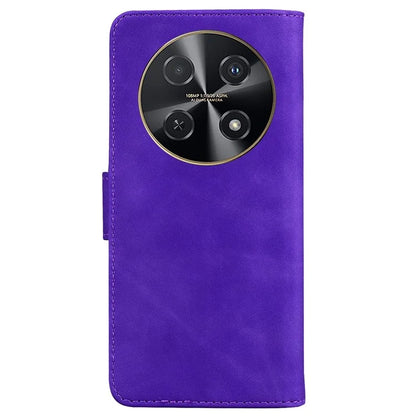 For Huawei nova 12i 4G Leather Case Solid Color Wallet Phone Cover