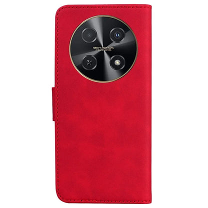 For Huawei nova 12i 4G Leather Case Solid Color Wallet Phone Cover