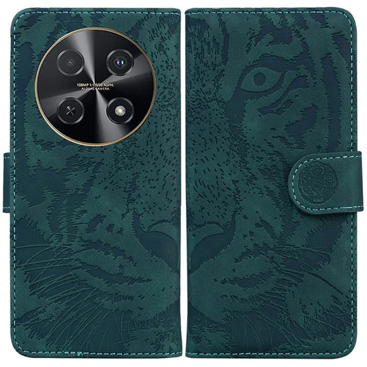 For Huawei nova 12i 4G Wallet Phone Case Tiger Imprint PU Leather Flip Cover