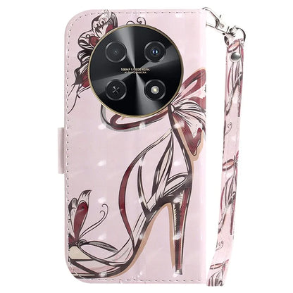 For Huawei nova 12i 4G Shockproof Case 3D Pattern Print Leather Wallet Phone Cover