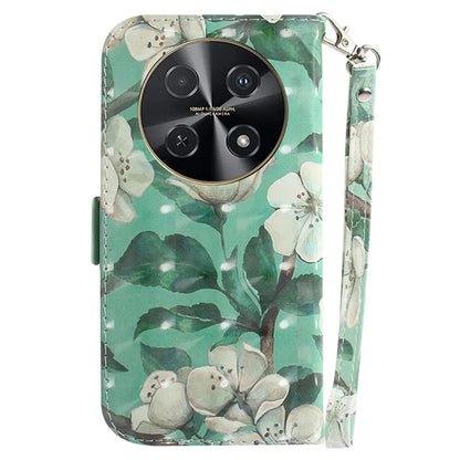 For Huawei nova 12i 4G Shockproof Case 3D Pattern Print Leather Wallet Phone Cover