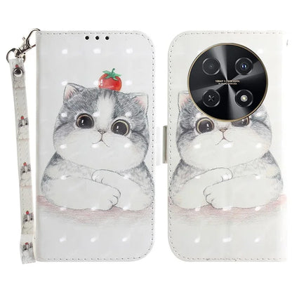 For Huawei nova 12i 4G Shockproof Case 3D Pattern Print Leather Wallet Phone Cover