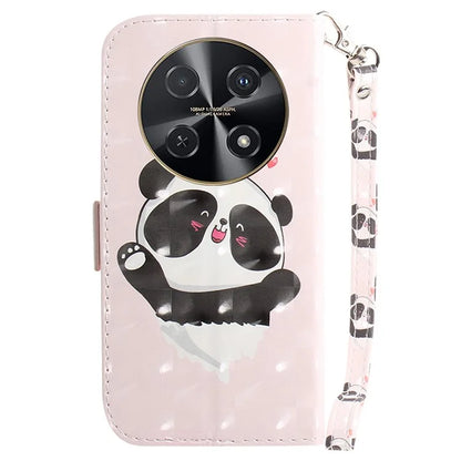 For Huawei nova 12i 4G Shockproof Case 3D Pattern Print Leather Wallet Phone Cover