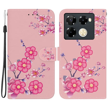 For Infinix Note 40 Pro 5G / 40 Pro+ Leather Case Pattern Print Wallet Phone Cover