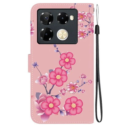 For Infinix Note 40 Pro 5G / 40 Pro+ Leather Case Pattern Print Wallet Phone Cover