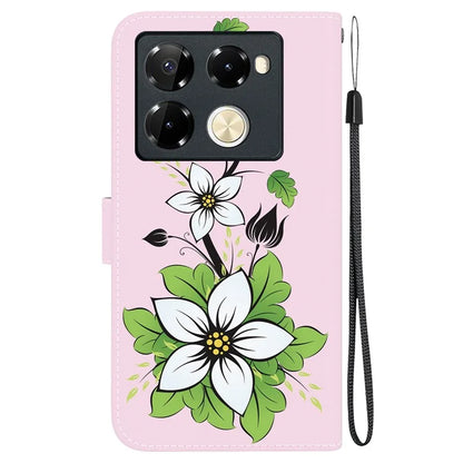 For Infinix Note 40 Pro 5G / 40 Pro+ Leather Case Pattern Print Wallet Phone Cover