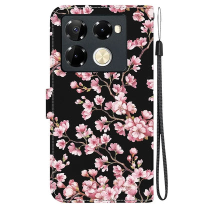 For Infinix Note 40 Pro 5G / 40 Pro+ Leather Case Pattern Print Wallet Phone Cover