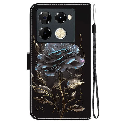 For Infinix Note 40 Pro 5G / 40 Pro+ Leather Case Pattern Print Wallet Phone Cover