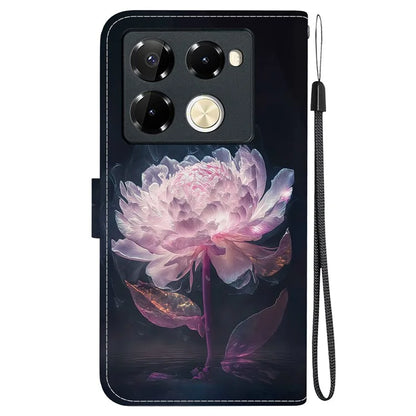 For Infinix Note 40 Pro 5G / 40 Pro+ Leather Case Pattern Print Wallet Phone Cover