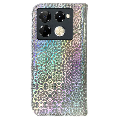 For Infinix Note 40 Pro 5G / 40 Pro+ Case Dazzling Flower Anti-Drop Leather Phone Cover