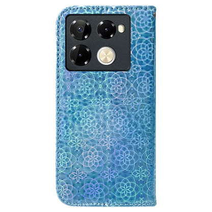 For Infinix Note 40 Pro 5G / 40 Pro+ Case Dazzling Flower Anti-Drop Leather Phone Cover