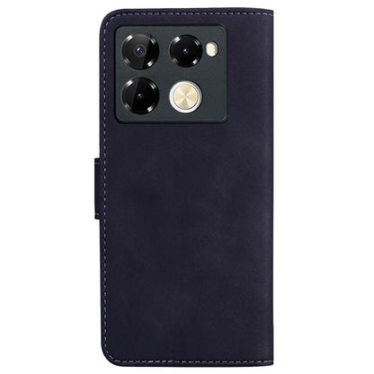 For Infinix Note 40 Pro 5G / Note 40 Pro+ Phone Case Solid Color Leather Wallet Anti-Fall Cover