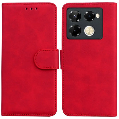 For Infinix Note 40 Pro 5G / Note 40 Pro+ Phone Case Solid Color Leather Wallet Anti-Fall Cover