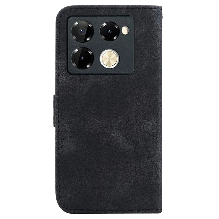 For Infinix Note 40 Pro+ / Note 40 Pro 5G Cell Phone Case 7-Shaped Pattern PU Leather Cover
