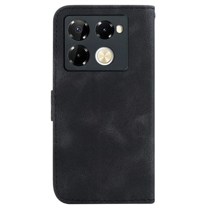 For Infinix Note 40 Pro+ / Note 40 Pro 5G Cell Phone Case 7-Shaped Pattern PU Leather Cover