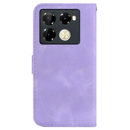 For Infinix Note 40 Pro+ / Note 40 Pro 5G Cell Phone Case 7-Shaped Pattern PU Leather Cover