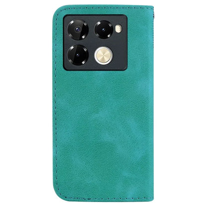 For Infinix Note 40 Pro+ / Note 40 Pro 5G Cell Phone Case 7-Shaped Pattern PU Leather Cover