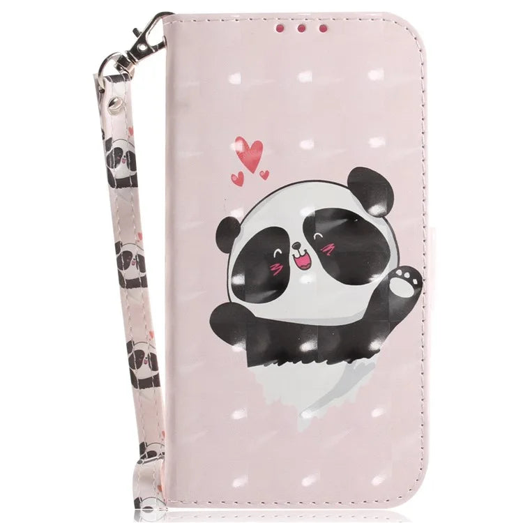 For Infinix Note 40 Pro+ / Note 40 Pro 5G Case 3D Pattern Print Leather Wallet Phone Cover