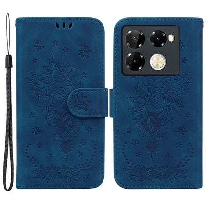 For Infinix Note 40 Pro+ / Note 40 Pro 5G Case Imprinted Leather Full Protection Phone Cover