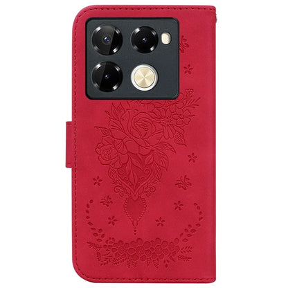 For Infinix Note 40 Pro+ / Note 40 Pro 5G Case Imprinted Leather Full Protection Phone Cover