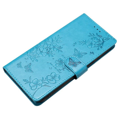 For Xiaomi Redmi 13 5G / 13 4G Phone Case Butterfly Floral Imprint Leather Wallet Cover