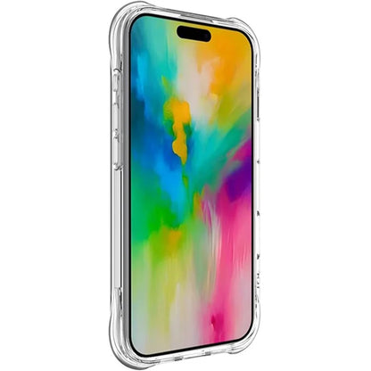 IMAK For iPhone 16 Pro Max Case Shock-Resistant Soft TPU Phone Cover Corrugated Texture