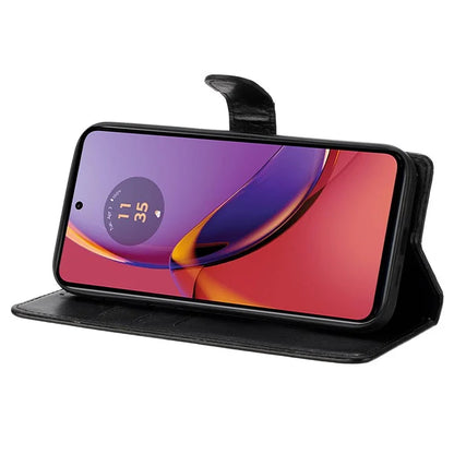 For Motorola Moto G45 5G / G34 5G Stand Case Butterfly Floral Imprint Leather Wallet Phone Cover