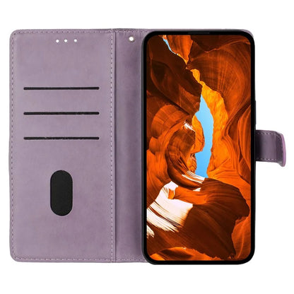 For Xiaomi Redmi 13C 4G / Poco C65 4G Phone Case Butterfly Floral Imprint Stand Leather Cover