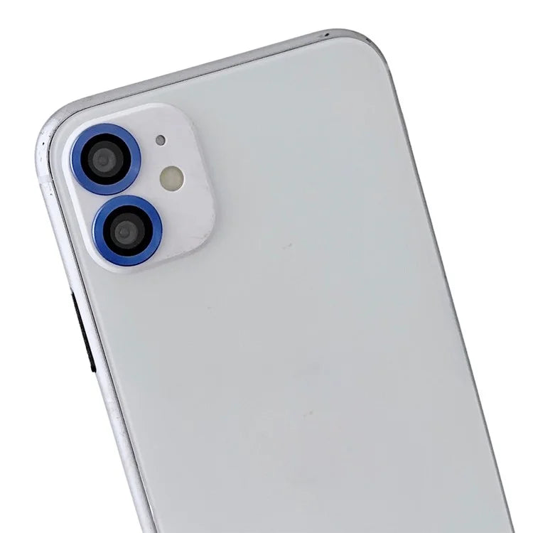 WANLONFENG NKS Series For iPhone 12 Acrylic Phone Case Kickstand Cover with Screen Film and Lens Film