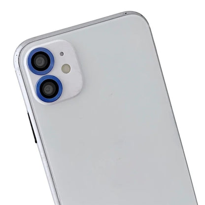 WANLONFENG NKS Series For iPhone 12 Acrylic Phone Case Kickstand Cover with Screen Film and Lens Film