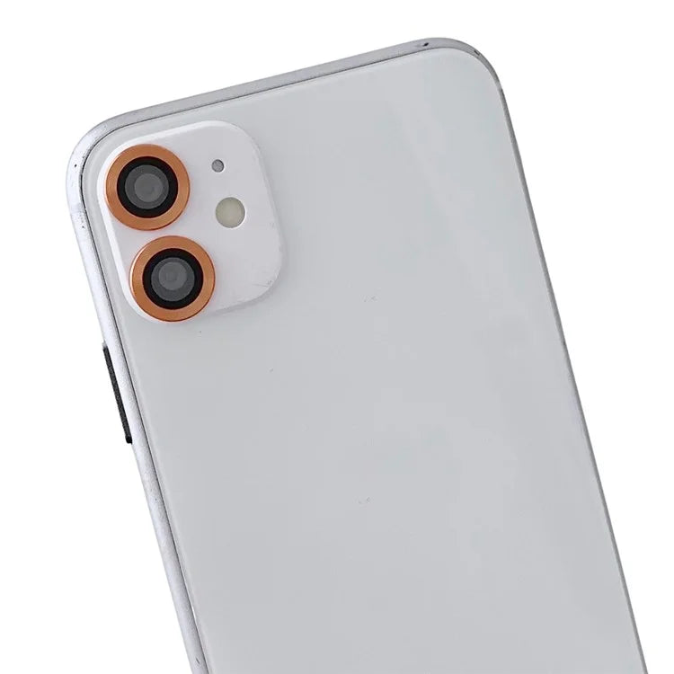 WANLONFENG NKS Series For iPhone 12 Acrylic Phone Case Kickstand Cover with Screen Film and Lens Film