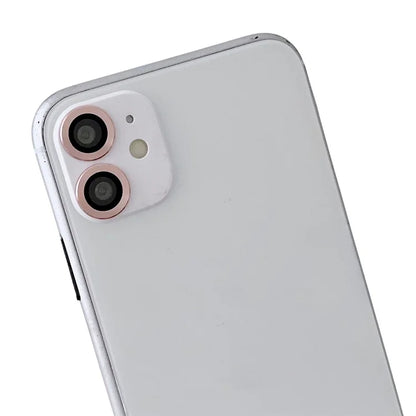 WANLONFENG NKS Series For iPhone 12 Acrylic Phone Case Kickstand Cover with Screen Film and Lens Film