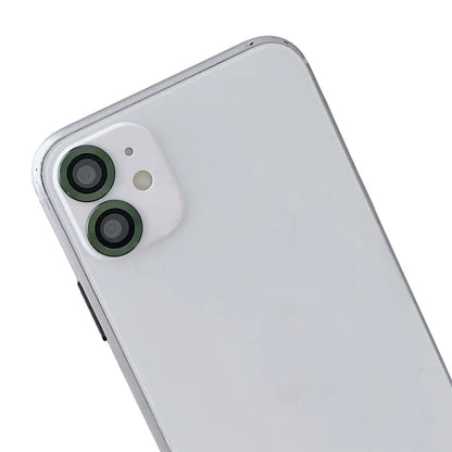 WANLONFENG NKS Series For iPhone 12 Acrylic Phone Case Kickstand Cover with Screen Film and Lens Film
