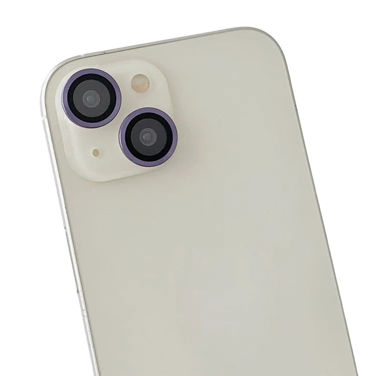 WANLONFENG NKS Series For iPhone 14 Acrylic Phone Case Kickstand Cover with Screen Film and Lens Film