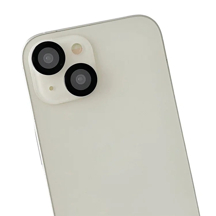 WANLONFENG NKS Series For iPhone 14 Acrylic Phone Case Kickstand Cover with Screen Film and Lens Film