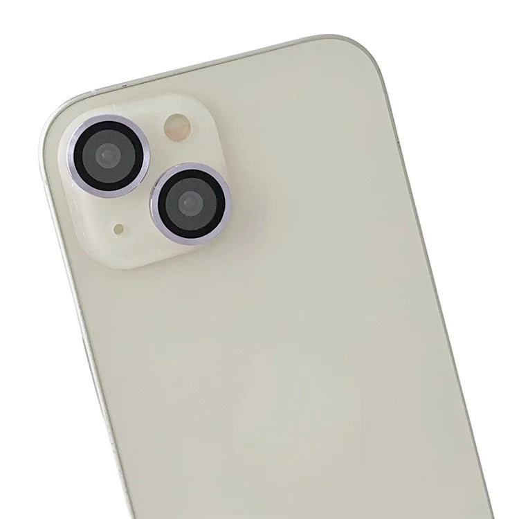 WANLONFENG NKS Series For iPhone 14 Acrylic Phone Case Kickstand Cover with Screen Film and Lens Film
